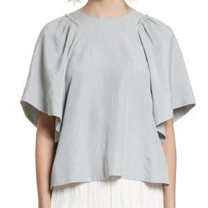 Rachel Comey Sage Ravine Bell Sleeve Linen Top
